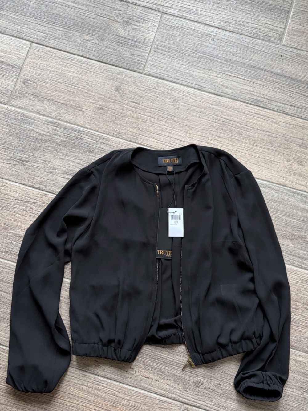TRUTH Black Women's Lightweight Bomber Jacket